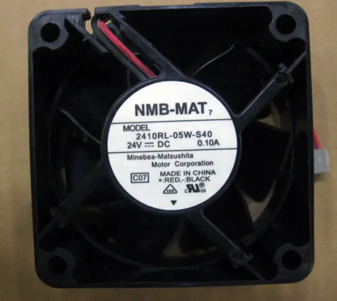 NMB-MAT 2410RL-05W-S40 DC 24V 0.10A 6025 2-przewodowy wentylator z falownikiem