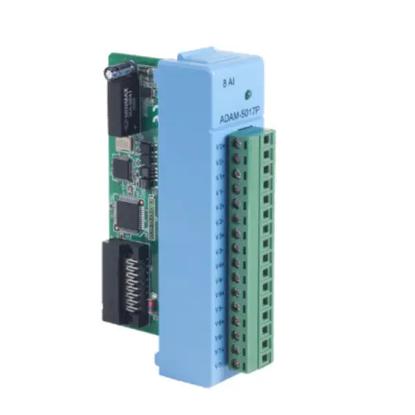 Advantech ADAM-5017P-AE 8-kanałowy moduł wejść analogowych z niezależnym zakresem wejściowym