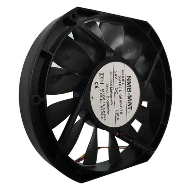 Japonia NMB 5910PL-05W-B76 17025 Wentylator inwerterowy 24 V 1,95 A Wentylator chłodzący serwer