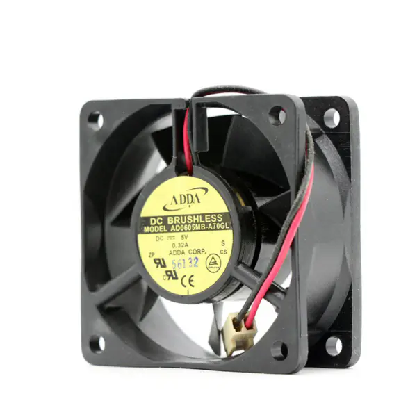 ADDA 6025 6CM AD0605MB-A70GL Wentylator osiowy z łożyskiem kulkowym 5 V 0,32 A 3500 obr.
