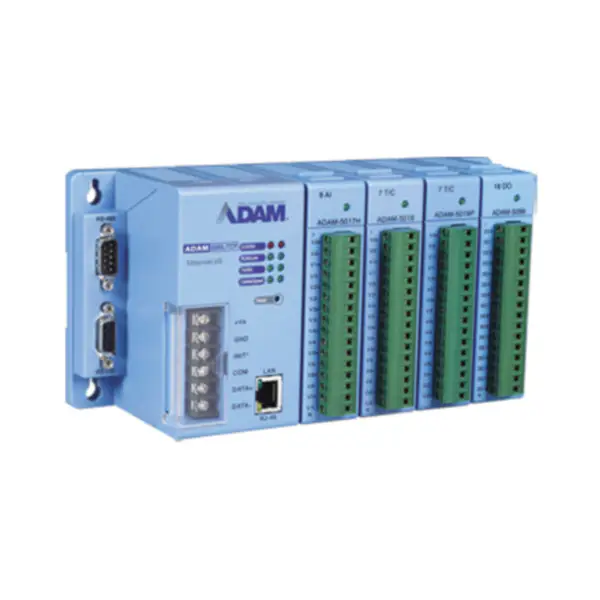 Advantech ADAM-5510KW/TCP-AE 4-gniazdowy kontroler SoftLogic z Ethernetem