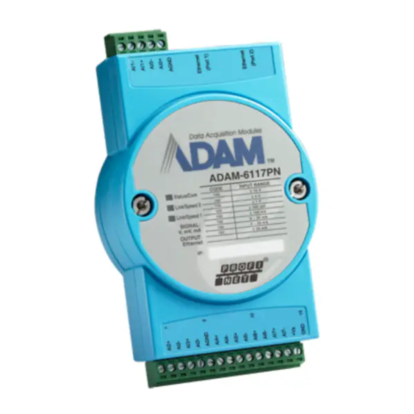 Advantech ADAM-6117PN-AE 8-kanałowy izolowany moduł wejść analogowych PROFINET