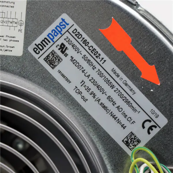 Wentylator Ebmpapst D2D160-CE02-11