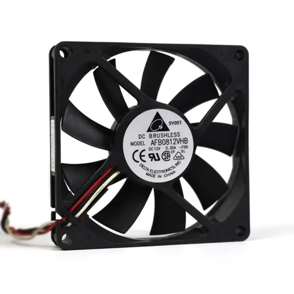 Delta 8CM 8025 12V 0.41A AFB0812VH zasilacz do obudowy wentylator chłodzący wykrywający płytę główną
