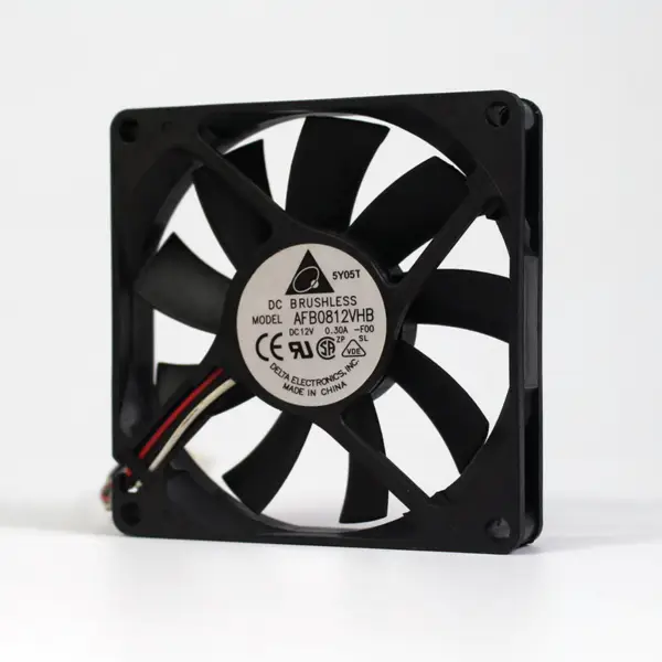 Delta 8CM 8025 12V 0.41A AFB0812VH zasilacz do obudowy wentylator chłodzący wykrywający płytę główną