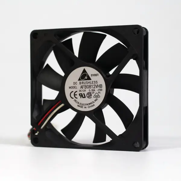 Oryginalny, autentyczny wentylator Delta 8015 0.30A 8CM 12V AFB0812VHB CPU z podwójną kulką chłodzącą