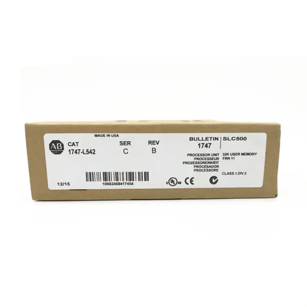 Automatyka przemysłowa Allen Bradley SLC 500 1747 Procesador 1747-L542