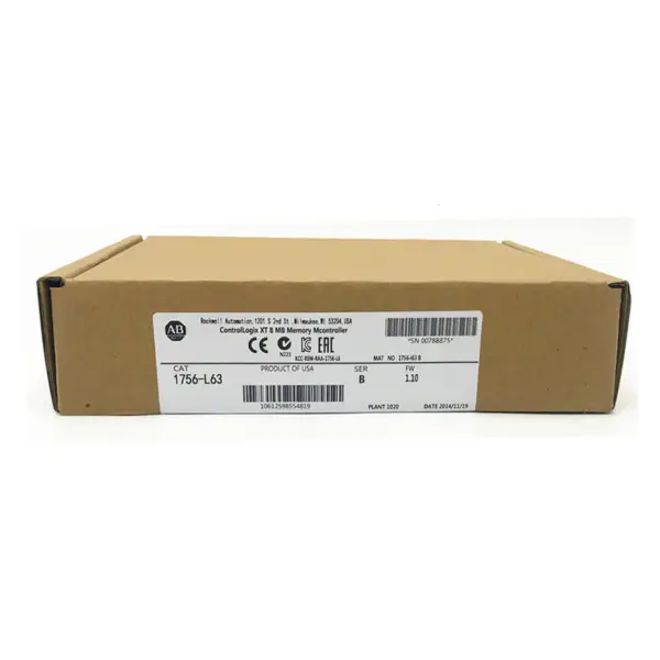 Tania cena Allen Bradley 1756 L63 AB Controllogix 5563 CPU Procesor PLC 1756-L63 Automatyka przemysłowa