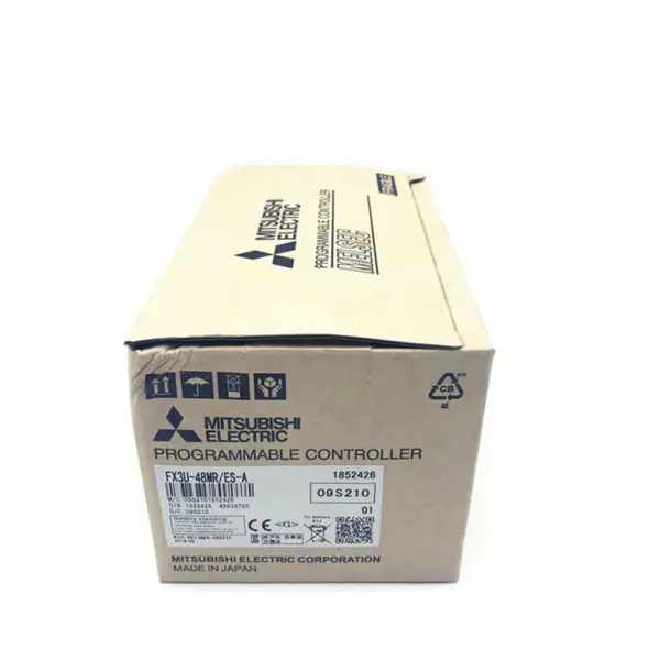 Sterownik PLC Mitsubishi FX3U FX3U-48MR-ES-A FX3U-48MR/ES-A do wtryskarek do formowania wtryskowego