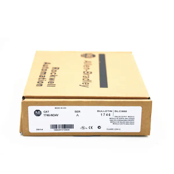 Allen-bradley Rockwell Automation Formowanie wtryskowe Analogowe Proste Jednostkowe PLC Stock Allen Bradleu 1746-NO4V