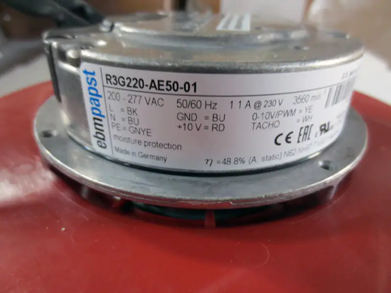 Wentylator Ebmpapst R3G220-AE50-01 EC200-277V