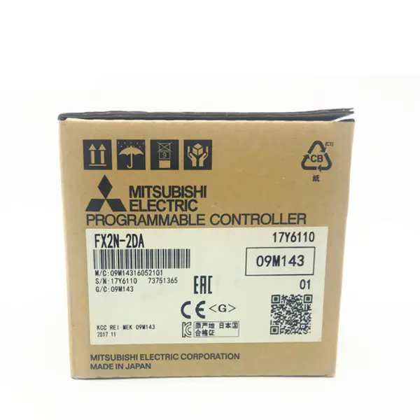 Gorąca sprzedaż Mitsubishi FX2N Series PLC FX2N 2DA Analogowy moduł wyjściowy FX2N-2DA