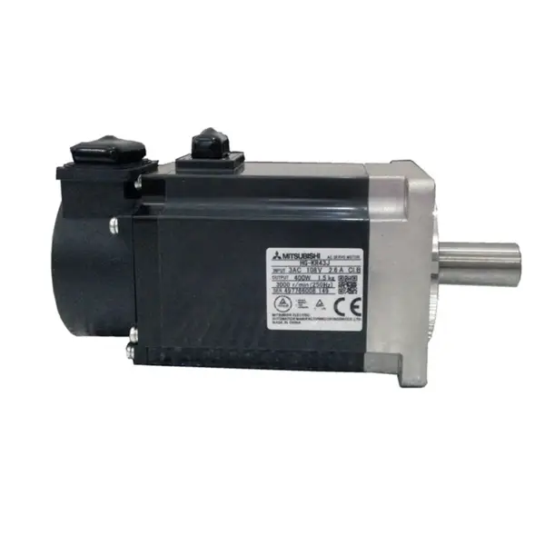 Precyzyjny silnik serwo AC Mitsubishi HG-KR43J o mocy 400 W i niskim poziomie hałasu