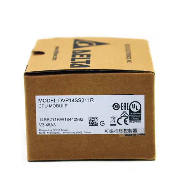 Delta DVP SS 14 SS2 14SS211R PLC 14SS2 DVP-14SS2 Cyfrowy moduł CPU DVP14SS211R z wejściem RS232 Pakiet przemysłowy Ect