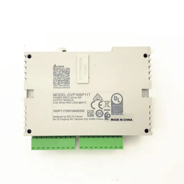 Delta DVP 16SP PLC Cyfrowy moduł wejścia-wyjścia DVP16SP11T Pakiet przemysłowy Ect TW
