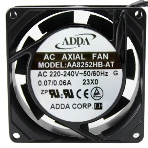 Wentylator osiowy ADDA AA8252HB-AT 230VAC 0.08A 16.1W 1900RPM