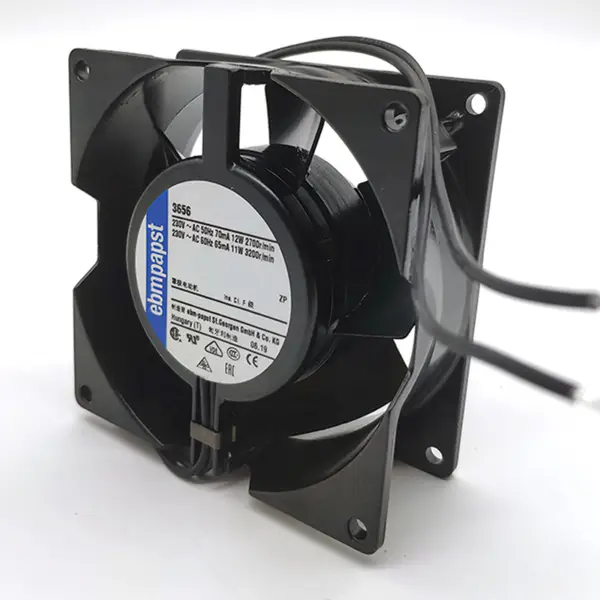 50hz 230V 0.05A 8.5W 2400 1/min 68m3/h 92*92*38mm ebmpapst 3556 Wentylator osiowy