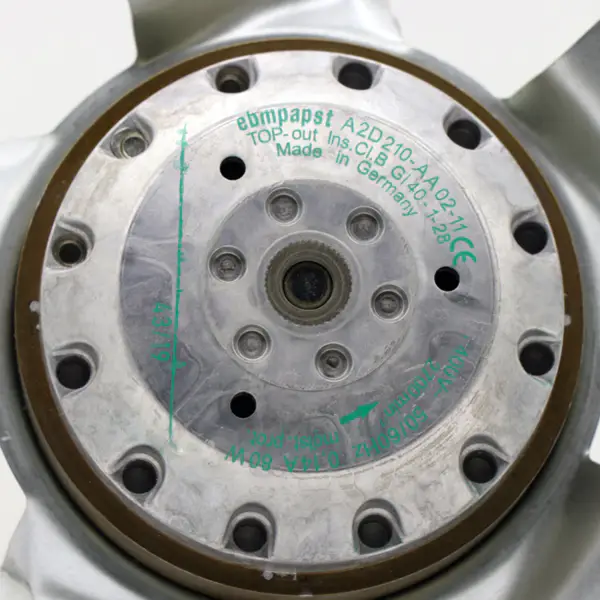 ebmpapst Wentylator osiowy AC 400V 80W 2700 RPM A2D210-AA02-11 Wentylator silnikowy Elektryczny wentylator szafy sterowniczej