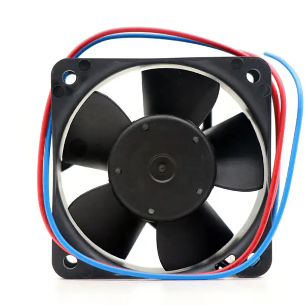Rozmiar 60 x 60 x 25 mm 12 V DC Przepływ powietrza 21 m3/h 2500 obr/min 612NLE Wentylator chłodzący Ebmpapst