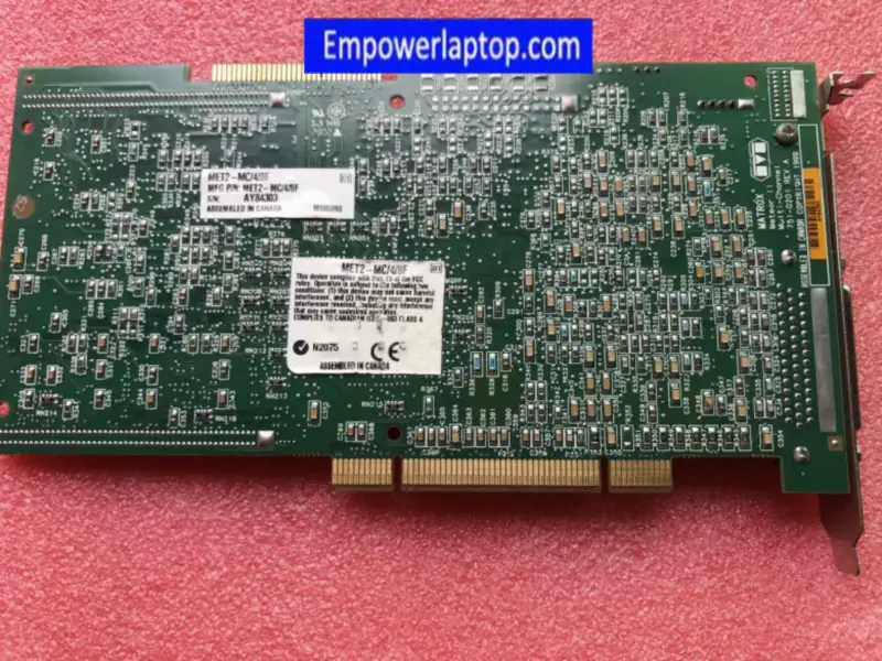 MATROX Meteor-Ⅱ MET2-MC/4/8F 751-0201 REV.A Karta przechwytywania obrazu