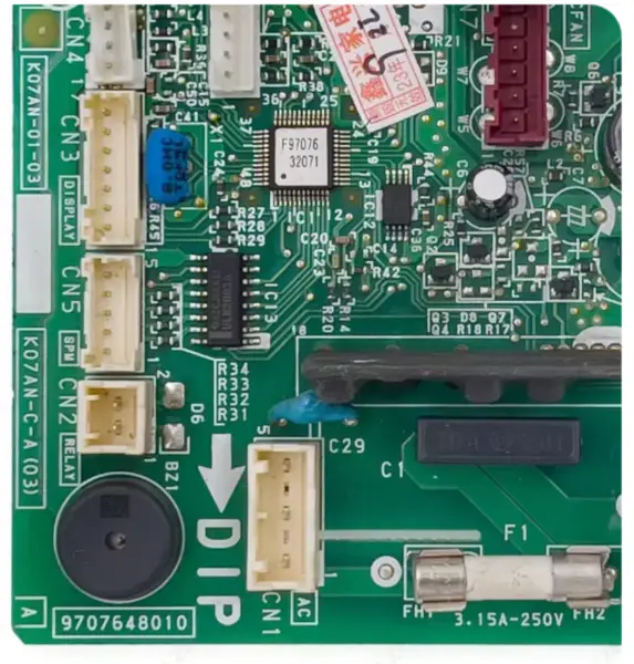 Fujitsu Air Conditioner Control Board K07AN-C-A(03) Circuit PCB K07AN-01-03 9707648010