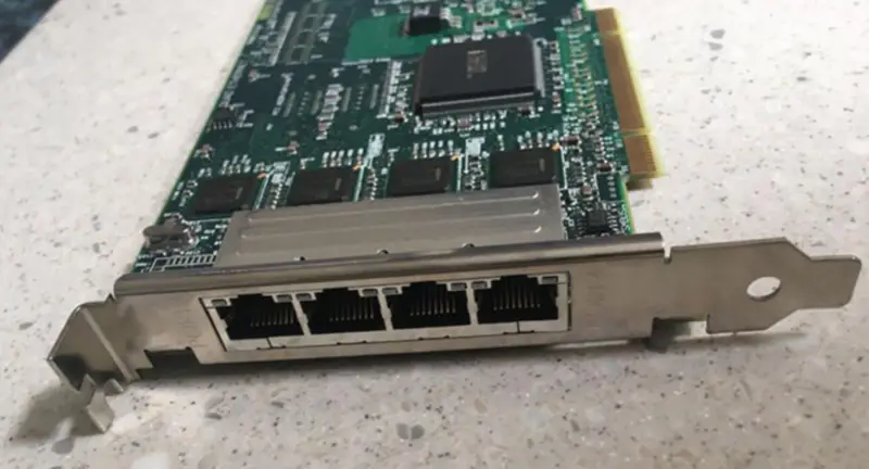 Radisys 97-9031-02 Czteroportowa karta sieciowa PCI Ethernet Server