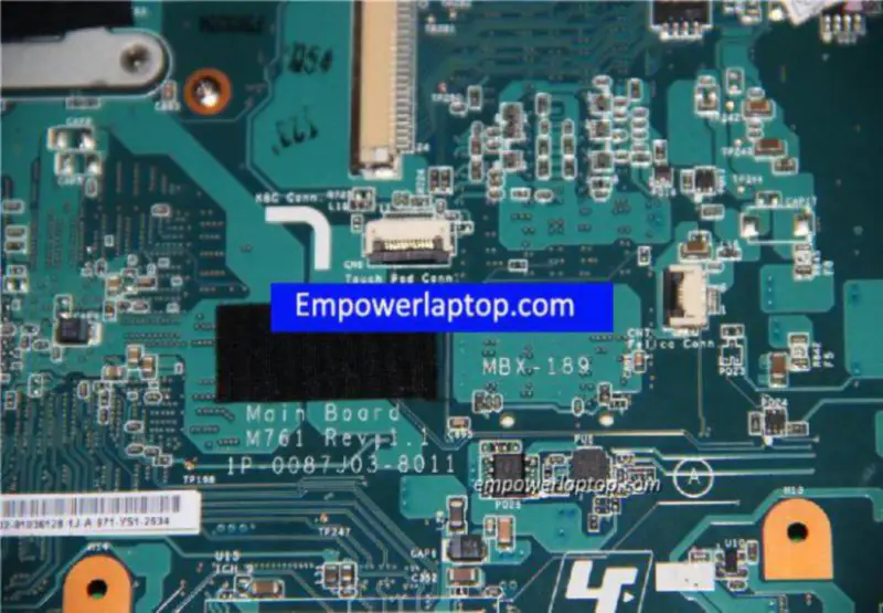 Płyta główna Sony VAIO VGN M761 A1568975A MBX-189 1P-0087J03-8011
