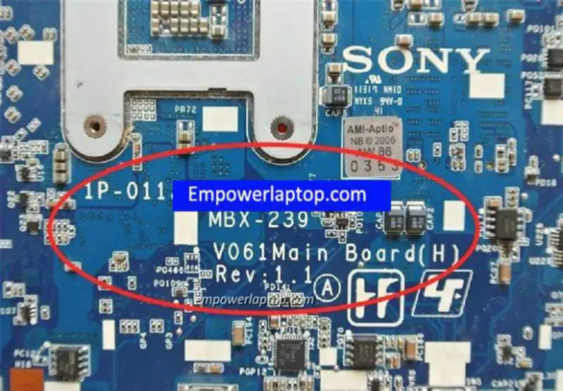 Płyta główna Sony VPC-CB MBX-239 A1848532A 1P-0113201-8011