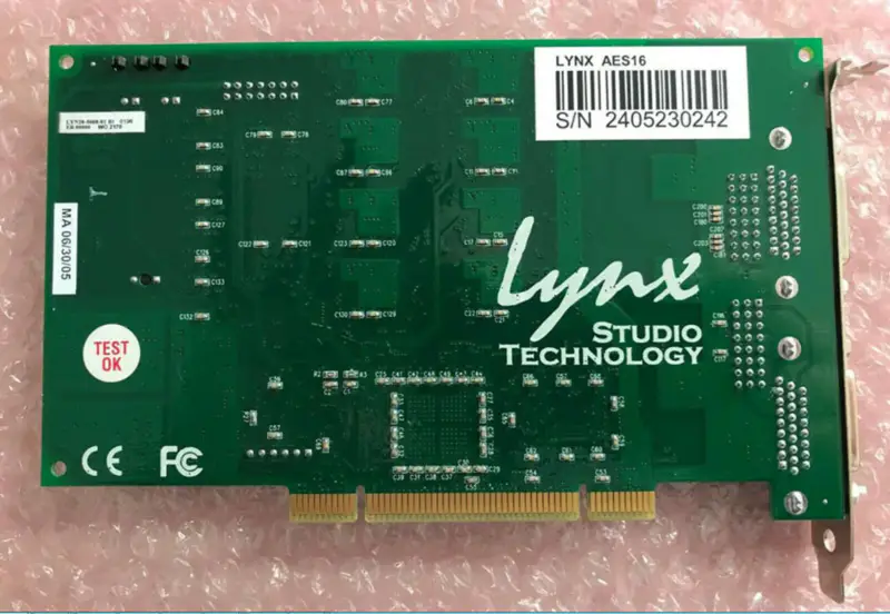 Lynx AES16 8-kanałowy interfejs audio AES/EBU PCI A/D/A 192kHz /DAB/Streaming