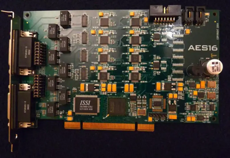 Profesjonalna karta dźwiękowa LYNX AES16 z interfejsem PCI G