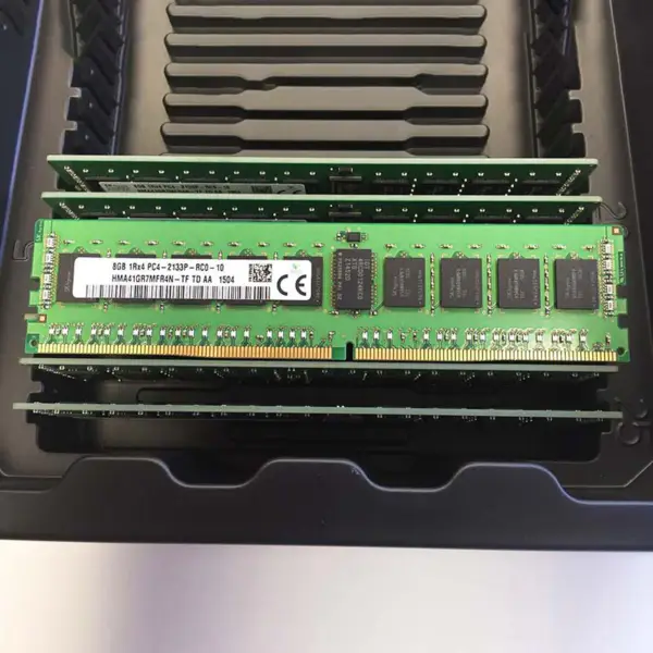 2szt Hma41gr7mfr4n-tf Ram For Sk Hynix 8gb Ddr4 2133mhz Ecc Reg 1rx4 Pc4-2133p Pamięć serwera