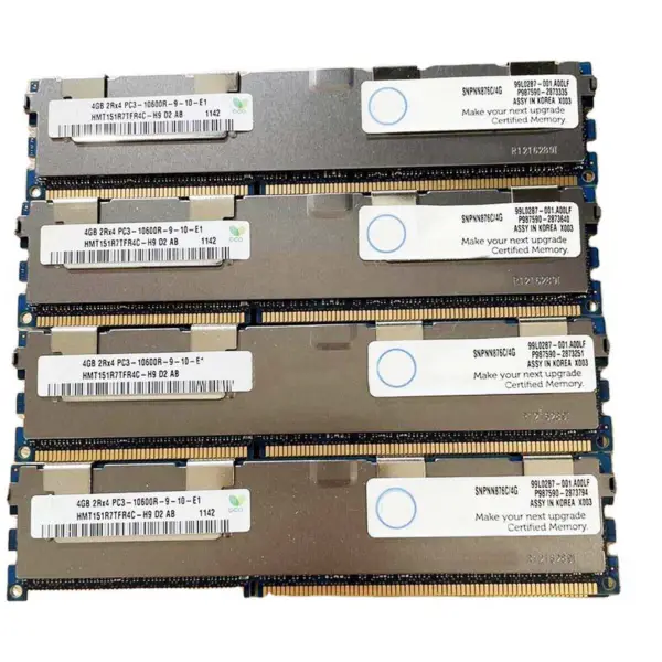 2szt Hmt151r7tfr4c-h9 Ram Do Pamięci Sk Hynix 4gb Ddr3 1333mhz 2rx4 Pc3-10600r