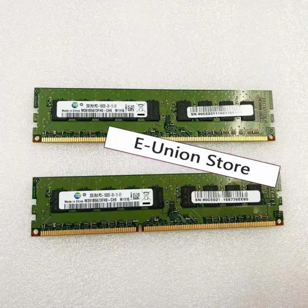 2szt 2gb Ddr3 1333mhz Pamięć serwerowa do Samsung M391b5673fh0-ch9 Ram
