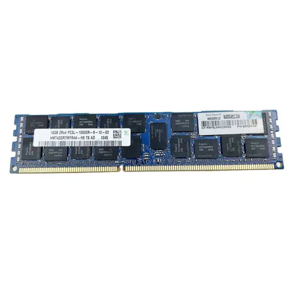 Pamięć Serwerowa Do Hp 647901-b21 647653-081 16gb Ddr3 1333 10600r Ram