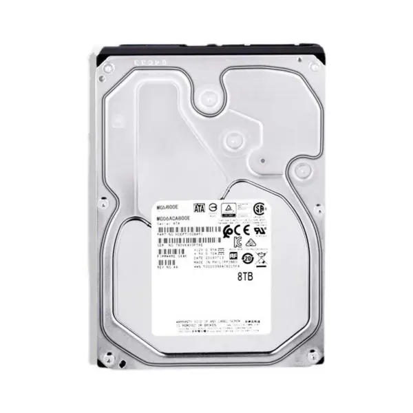 Dysk twardy 8tb do serwerów stacjonarnych Mg06aca800e Dysk twardy 7200 obr/min Sata 6gb/s 256mb pamięci podręcznej 3,5 cala Hdd