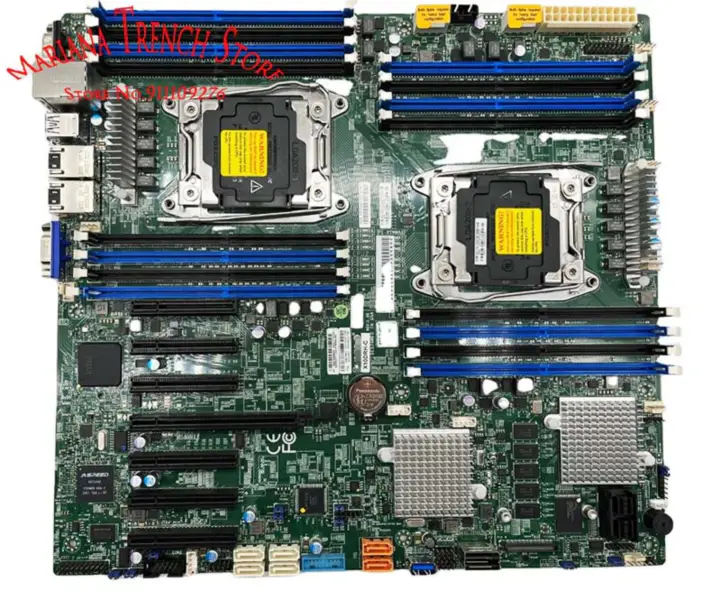 X10drh-c do płyty głównej Supermicro Lga2011 E5-2600 V4/v3 Family Ddr4 Dual Port Gbe Lan Sas3 (12gbps) Ipmi 2.0