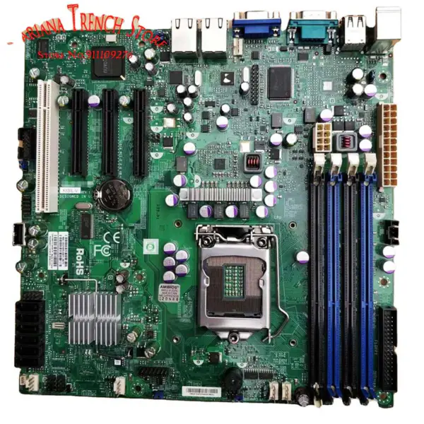 X8sil-v do płyt głównych Supermicro Lga 1156 Xeon X3400 / L3400 Series Core I3 Ddr3