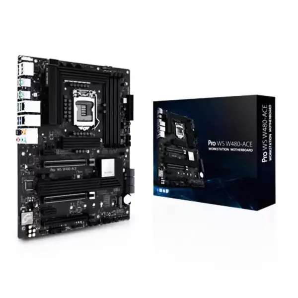 Płyta główna Pro Ws W480-ace Atx Workstation Lga 1200 Procesory Core I9/i7/i5/i3 Xeon W 10/11 generacji