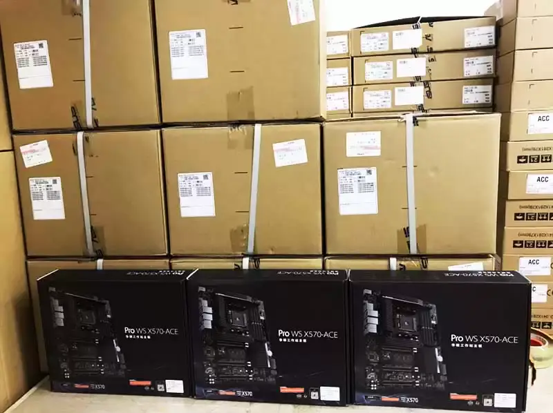 Płyta główna Pro Ws X570-ace Atx do stacji roboczych z procesorami Am4 serii 5000/4000g/3000/3000g/2000/2000g