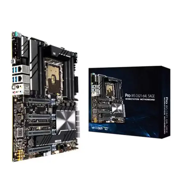 Płyta główna Pro Ws C621-64l Sage Workstation Lga3647 z procesorami skalowalnymi Xeon 1. i 2. generacji