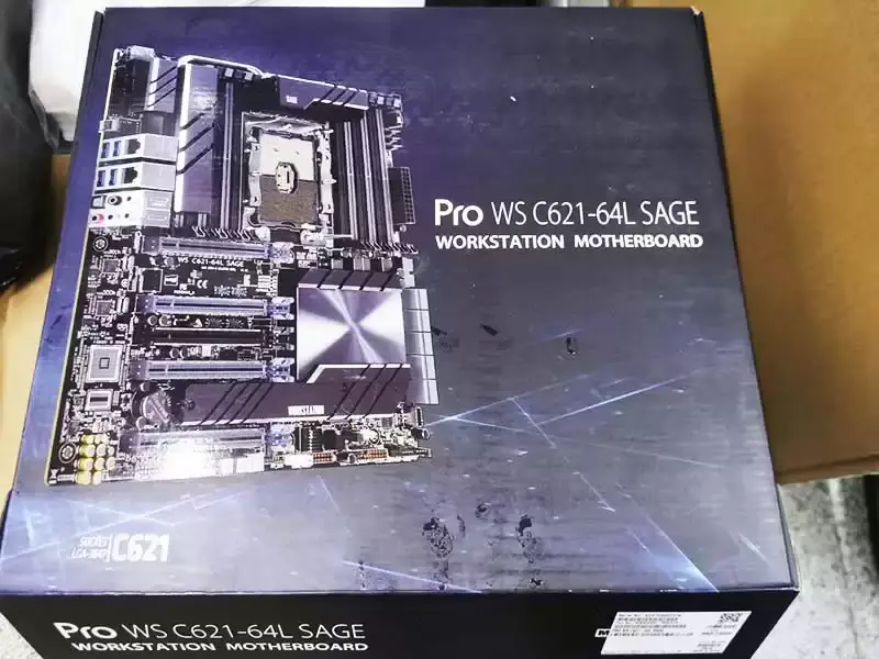 Płyta główna Pro Ws C621-64l Sage Workstation Lga3647 z procesorami skalowalnymi Xeon 1. i 2. generacji