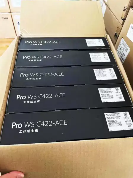 Płyta główna Pro Ws C422-ace Atx do stacji roboczych z procesorem Lga2066 Xeon W