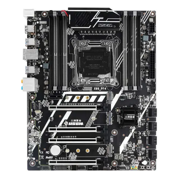 Płyta główna Hsgm X99-pf4 z obsługą procesorów 22 nm, uniwersalna płyta główna Pci-e 3.0 do serwerów