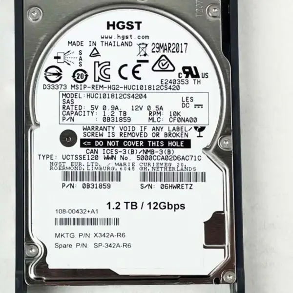 Dysk twardy Netapp X342a-r6