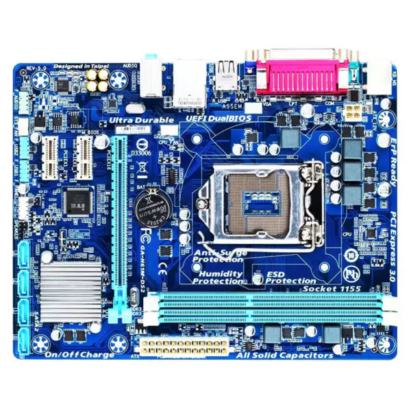 Płyta główna Gpu H61 Ddr3 Lga1155 I3 I5 I7 Sata2.0 1333 Dram H61m Ds2