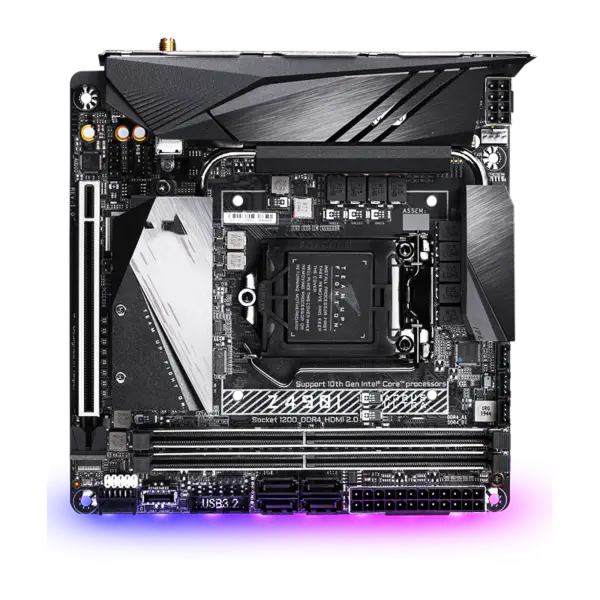 Mini Płyta Główna Z490i Aorus U-ltra Sprzęt Komputerowy Ddr4 Gaming Mobo 64gb Ram