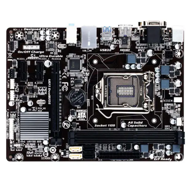Ga Druga Płyta Główna H81 Ddr3 Obsługa Procesorów Czwartej Generacji Lga1150 Ddr3 H81m Hd2