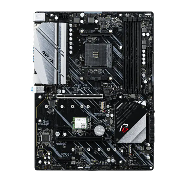 AsRock Płyta główna Am4 Socket 2000 3000 4000 G-series 5000 And 5000 G-series Cpu X570 Phantom Gaming 4 Wifi Ax
