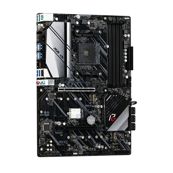 AsRock Płyta główna Am4 Socket 2000 3000 4000 G-series 5000 And 5000 G-series Cpu X570 Phantom Gaming 4 Wifi Ax