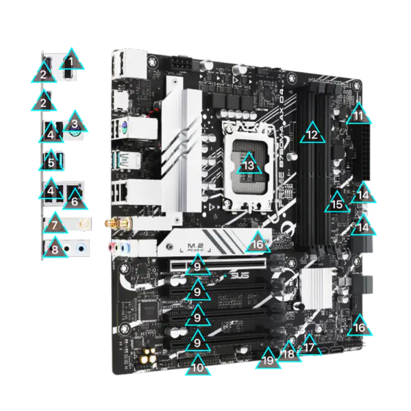 Płyta główna Asus PRIME B760M-A AX D4